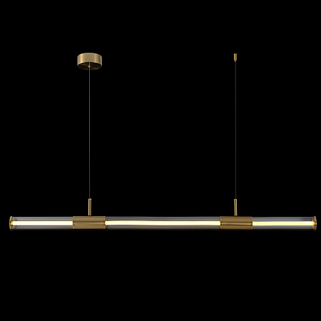 Светильник подвесной светодиодный Crystal Lux LINEUP SP24W LED BRASS