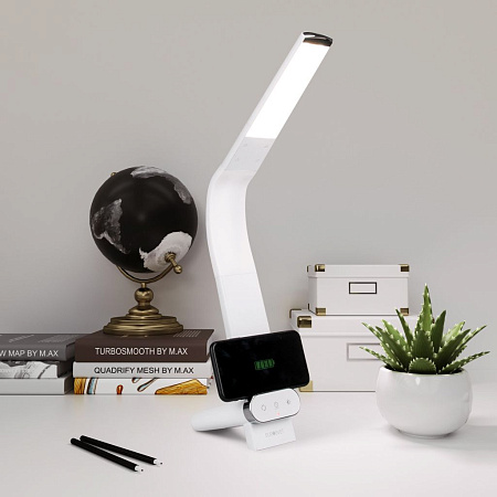 Настольная лампа Eurosvet Upgrade 80427/1 белый a053231 Настольная лампа Eurosvet Upgrade 80427/1 белый a053231