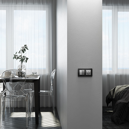 Перекрестный переключатель двухклавишный Werkel W1123008 (a058435) Перекрестный переключатель двухклавишный Werkel W1123008 (a058435)