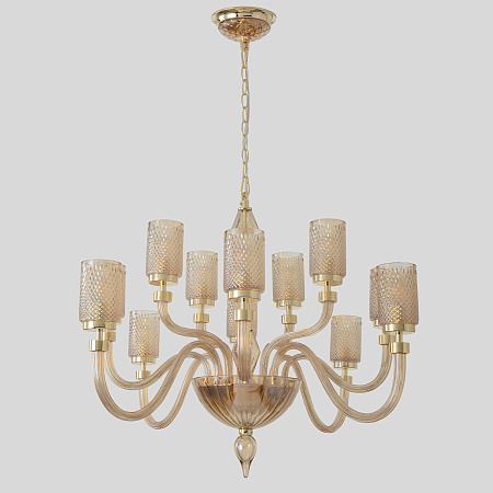Люстра подвесная Crystal Lux SILVESTRO SP12 AMBER Люстра подвесная Crystal Lux SILVESTRO SP12 AMBER
