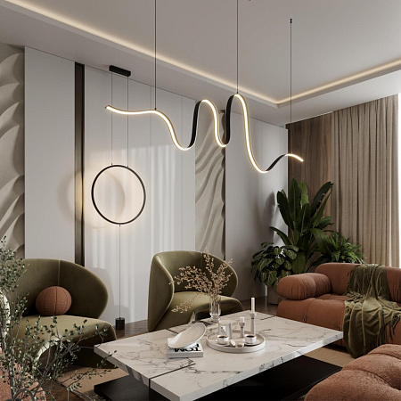 Люстра подвесная светодиодная Odeon Light NASTRO 7025/52L