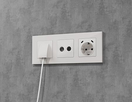 Комплект механизма электрической розетки Ambrella Volt MA MA130510