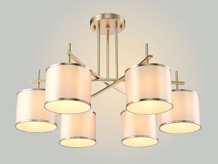 Люстра на штанге Crystal Lux SERGIO PL6 GOLD Люстра на штанге Crystal Lux SERGIO PL6 GOLD