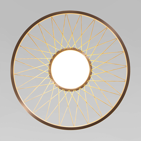 Светильник подвесной светодиодный Eurosvet Cesta 40016/1 LED коричневый a069283 Светильник подвесной светодиодный Eurosvet Cesta 40016/1 LED коричневый a069283