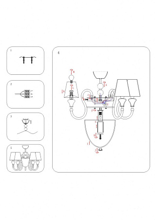 Потолочная люстра Lightstar Otto 809056