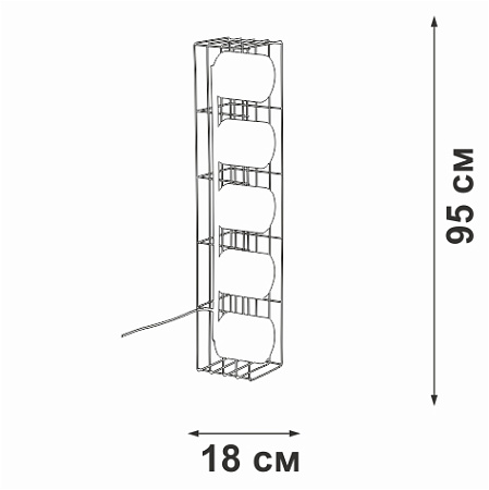 Торшер Vitaluce V3019-1/5P Торшер Vitaluce V3019-1/5P