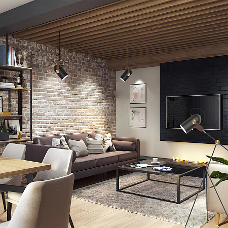 Спот Crystal Lux KRUS SP1 BLACK Спот Crystal Lux KRUS SP1 BLACK