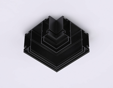 Коннектор угловой для шинопровода в натяжной потолок Ambrella light GL1046 Коннектор угловой для шинопровода в натяжной потолок Ambrella light GL1046