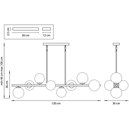 Потолочная люстра Lightstar Croco 815083