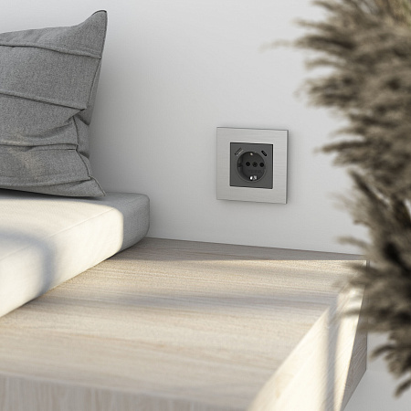 Рамка на 1 пост Werkel AluMax алюминий W0013506 a066324