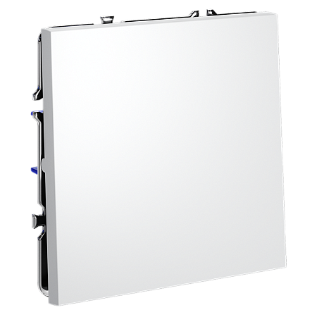 Выключатель встраиваемый VOLTUM S70 одноклавишный (белый матовый) VLS010102