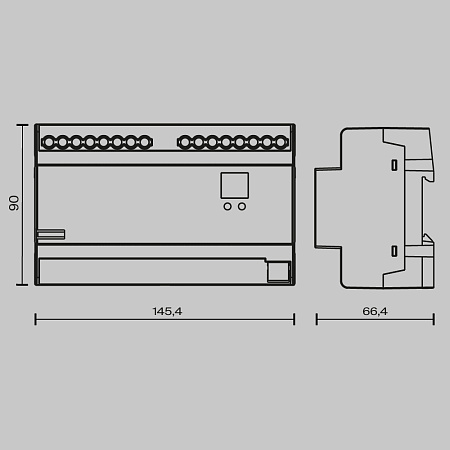 Диммер 4 канала по 400Вт DALI-TRIAC Maytoni Dali 721020