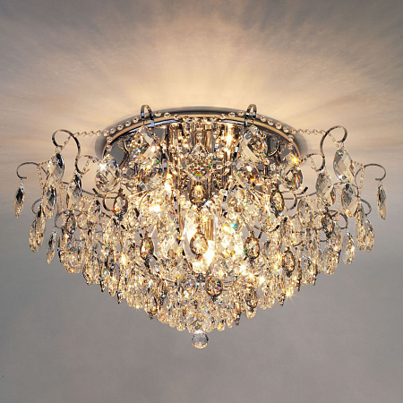 Хрустальная люстра Eurosvet Crystal 10081/12 хром/прозрачный хрусталь Strotskis 00000081832 Хрустальная люстра Eurosvet Crystal 10081/12 хром/прозрачный хрусталь Strotskis 00000081832