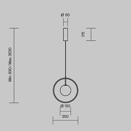 Светильник подвесной светодиодный Maytoni Paparazzi MOD407PL-L12B3K1 Светильник подвесной светодиодный Maytoni Paparazzi MOD407PL-L12B3K1