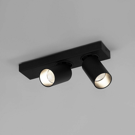 Спот светодиодный Eurosvet Flank 20139/2 LED черный a059100 Спот светодиодный Eurosvet Flank 20139/2 LED черный a059100