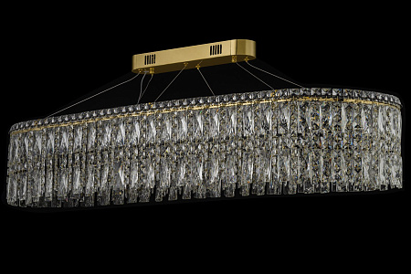 Люстра хрустальная светодиодная Arti Lampadari Ovindoli L 1.5.120x40.100 G Люстра хрустальная светодиодная Arti Lampadari Ovindoli L 1.5.120x40.100 G
