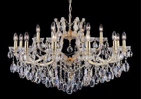 Большая люстра Crystal Lux HOLLYWOOD SP12+6 GOLD