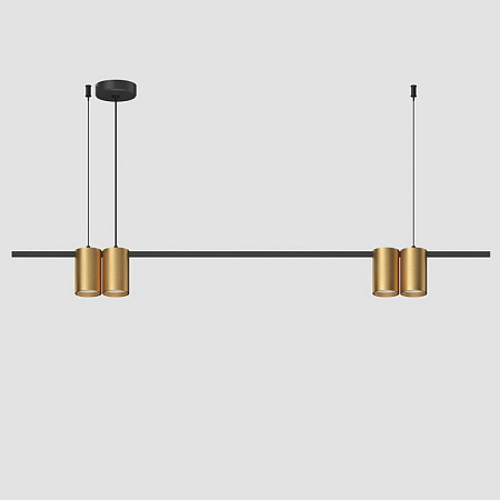 Светильник подвесной Denkirs Orbit DK4061-BK+SG