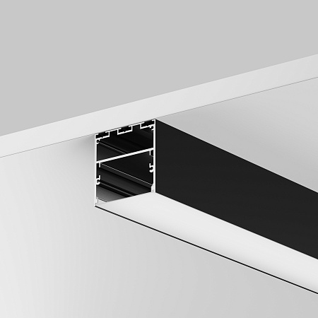 Алюминиевый профиль накладной-подвесной Maytoni ALM-5050T-B-2M 633008 Алюминиевый профиль накладной-подвесной Maytoni ALM-5050T-B-2M 633008