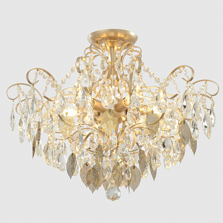Люстра потолочная Crystal Lux ESMIRALDA PL6 GOLD
