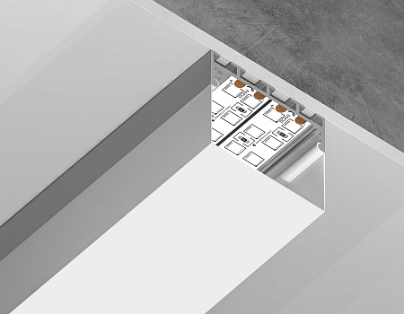 Профиль алюминиевый накладной/подвесной 42*45 "Profile System" Ambrella light Illumination GP3070AL Профиль алюминиевый накладной/подвесной 42*45 "Profile System" Ambrella light Illumination GP3070AL
