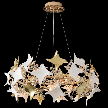 Люстра подвесная Crystal Lux LETISIA SP8 GOLD