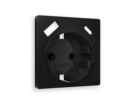 Лицевая панель для электрической розетки с заземлением со шторками 2USB A+C QUANT Ambrella Volt ALFA AP8100 Лицевая панель для электрической розетки с заземлением со шторками 2USB A+C QUANT Ambrella Volt ALFA AP8100