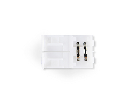 Соединитель прямой для светодиодной ленты 2835 12/24V (2 конт.) 10 шт Ambrella light GS GS6001 Соединитель прямой для светодиодной ленты 2835 12/24V (2 конт.) 10 шт Ambrella light GS GS6001