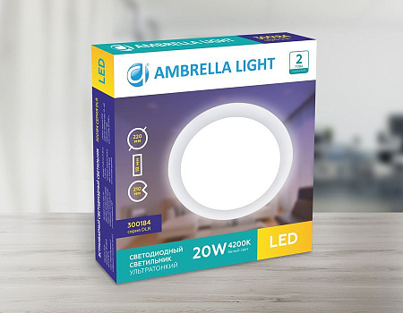 Светильник потолочный светодиодный Ambrella light 300156