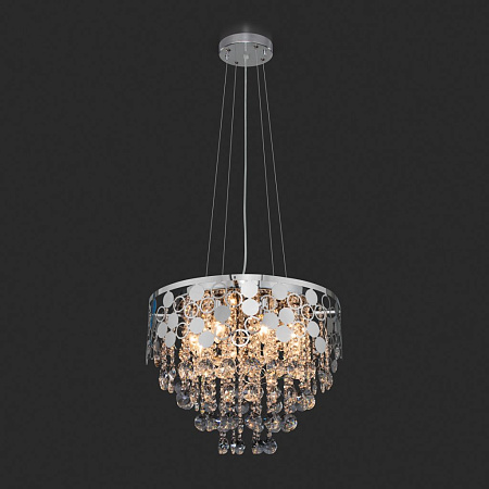 Хрустальная люстра Eurosvet Lianna 10123/8 хром a054118 Хрустальная люстра Eurosvet Lianna 10123/8 хром a054118