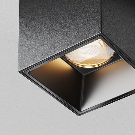 Светильник потолочный светодиодный Maytoni Alfa LED C064CL-5W2.7K-SQ-B