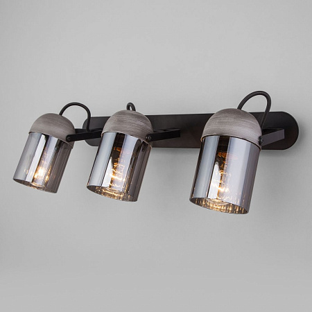 Спот Eurosvet Mars 20122/3 черный/тертый серый a052952