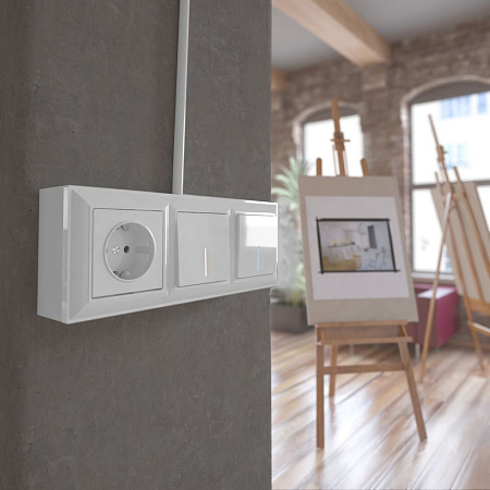 Коробка для накладного монтажа Werkel W8000001 a053525 Коробка для накладного монтажа Werkel W8000001 a053525