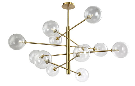 Люстра на штанге Crystal Lux MARZO SP12 BRONZE/TRANSPARENTE Люстра на штанге Crystal Lux MARZO SP12 BRONZE/TRANSPARENTE