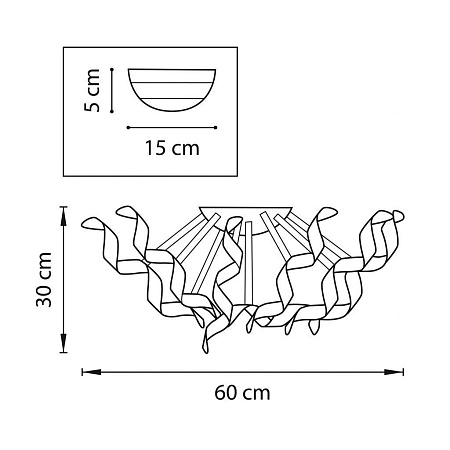 Потолочная люстра Lightstar Turbio 754068