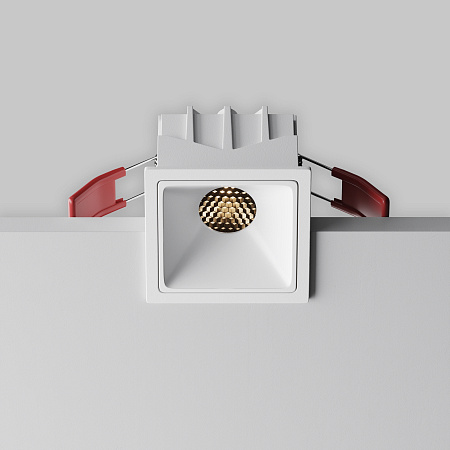 Светильник встраиваемый светодиодный Maytoni Alfa LED DL043-01-10W3K-SQ-W-1