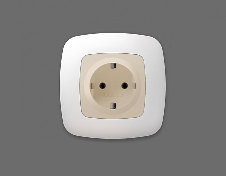 Лицевая панель для электрической розетки с/з QUANT Ambrella Volt OMEGA OP3260 Лицевая панель для электрической розетки с/з QUANT Ambrella Volt OMEGA OP3260