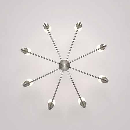 Люстра подвесная Eurosvet Rhyton 60167/8 никель a068285 Люстра подвесная Eurosvet Rhyton 60167/8 никель a068285