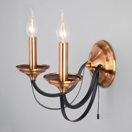 Бра Eurosvet Lazzaro 60098/2 черный a045209 Бра Eurosvet Lazzaro 60098/2 черный a045209