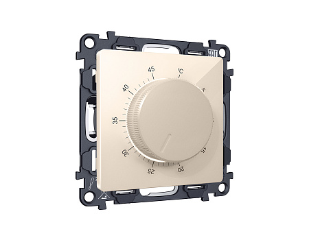 Комплект механизма терморегулятора с датчиком для теплого пола с подсветкой 16A-250V Ambrella Volt Alfa MA305710 Комплект механизма терморегулятора с датчиком для теплого пола с подсветкой 16A-250V Ambrella Volt Alfa MA305710