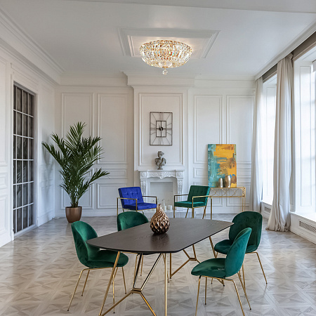 Хрустальная люстра Maytoni Basfor DIA100-CL-03-G Хрустальная люстра Maytoni Basfor DIA100-CL-03-G