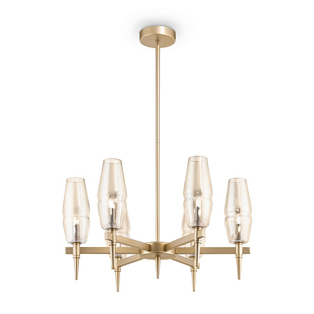 Люстра на штанге Maytoni Lita H002PL-06G Люстра на штанге Maytoni Lita H002PL-06G