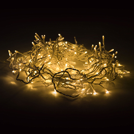 Новогодняя гирлянда Eurosvet 100-102 теплый белый 3*0,6м IP65 Новогодняя гирлянда Eurosvet 100-102 теплый белый 3*0,6м IP65