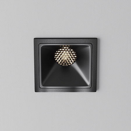Светильник встраиваемый светодиодный Maytoni Alfa LED DL043-01-10W4K-SQ-B-1