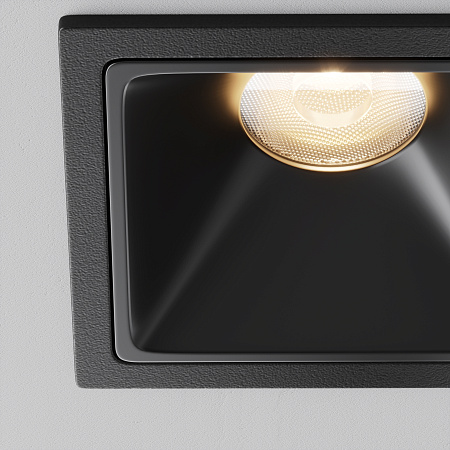 Светильник встраиваемый светодиодный Maytoni Alfa LED DL043-01-10W3K-SQ-B-1