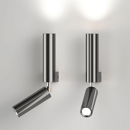 Спот светодиодный Eurosvet Pitch 40020/1 LED черный жемчуг a061309 Спот светодиодный Eurosvet Pitch 40020/1 LED черный жемчуг a061309