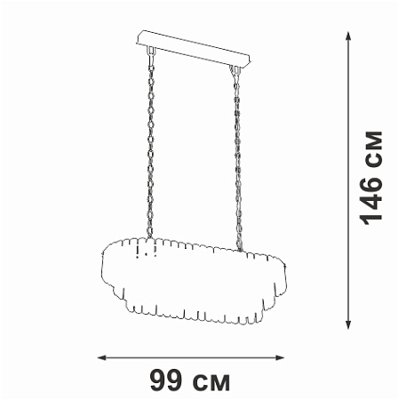 Люстра хрустальная Vitaluce V5353-8/19 Люстра хрустальная Vitaluce V5353-8/19