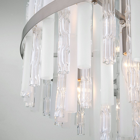 Люстра на штанге Bogates Hollis 367/12 Никель Люстра на штанге Bogates Hollis 367/12 Никель