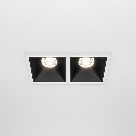 Модульный встраиваемый светодиодный светильник Maytoni Alfa LED DL043-02-10W4K-SQ-WB Модульный встраиваемый светодиодный светильник Maytoni Alfa LED DL043-02-10W4K-SQ-WB