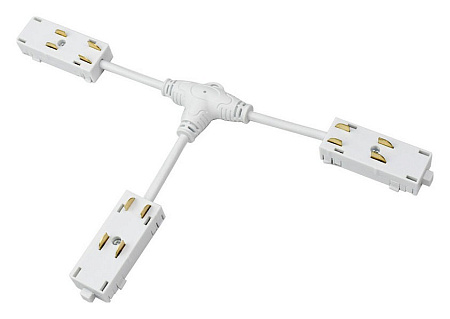Коннектор питания T-образный Denkirs SMART UNI TR2115-WH